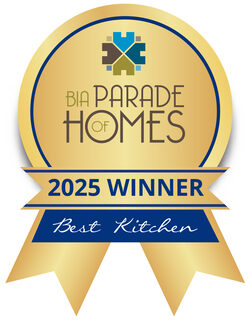 2025 BIA Parade of Homes — Best Kitchen award badge ($600,001 and over)
